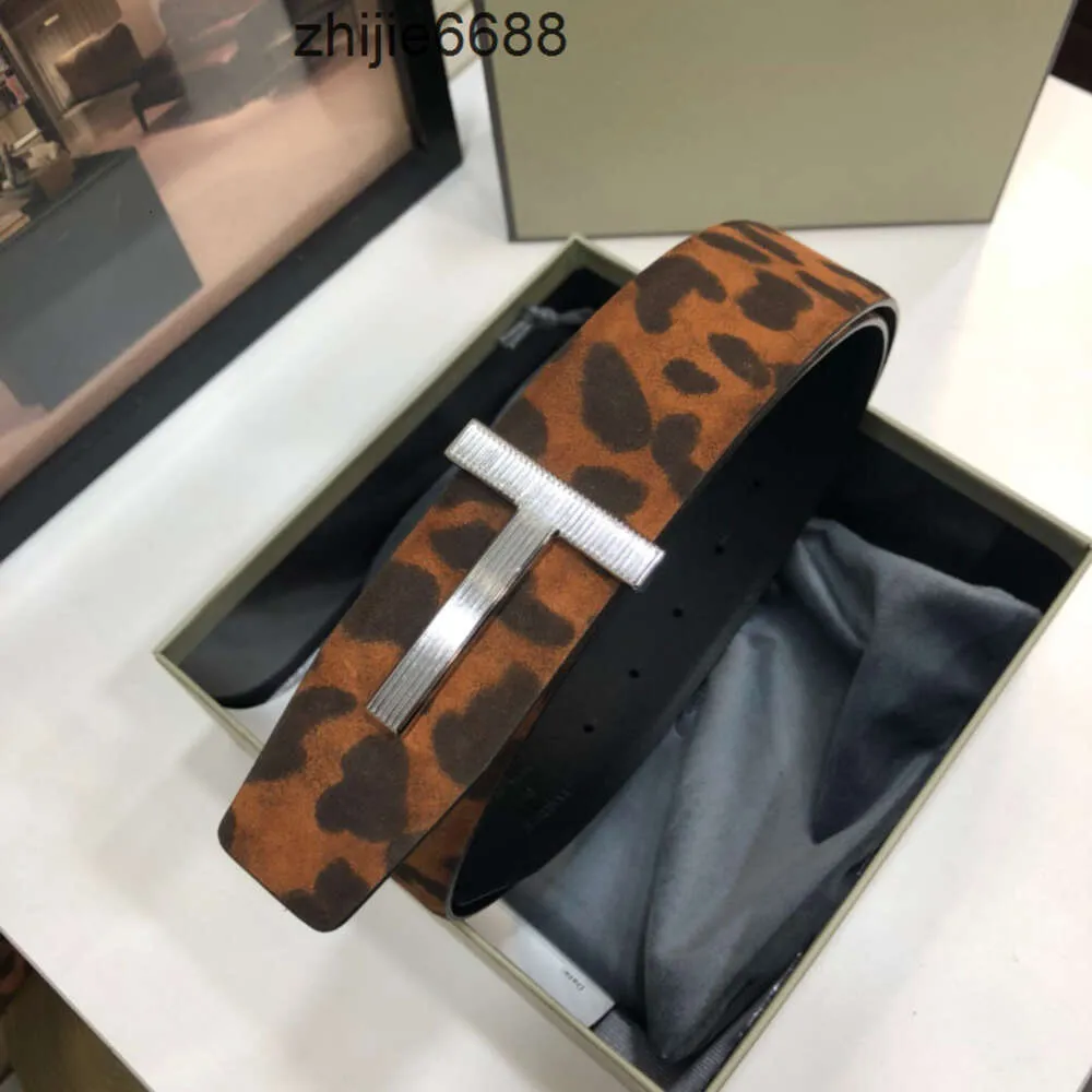 Gesp Zakelijk ford Riemen tf Heren tom Leopard T. Accessoires Hoge Riem Kwaliteit Grote Designer Mode Riemen Print Leer Heren Met Kleding H5OH