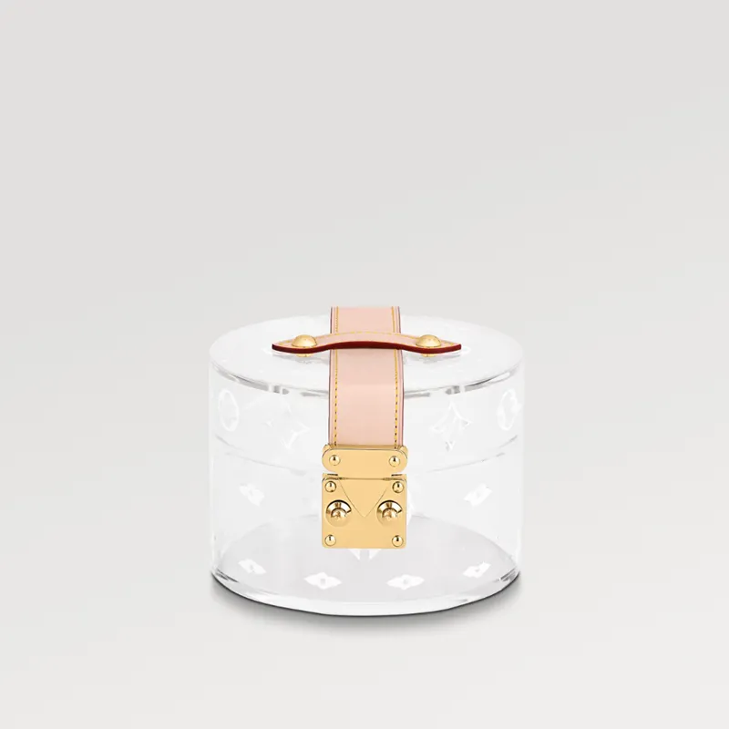 DHgate.com:Transparent Jewelry Box with Leather and Metal