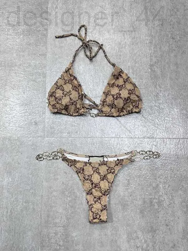 مصممة للسيدات الفاخرة للسيدات السباحة الشهيرة نساء عتيقة Thong Micro Coup Womens Bikini مجموعات المطبوعة بدلات الاستحمام الصيفية