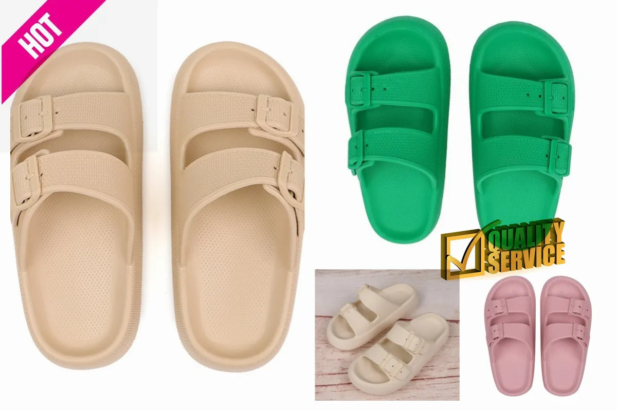 2024 Brand Hot Selling Summer Outdoor Platform Luxury Sandals Flat Shoes Men's Women's Outdoor Pink Orange Swimming Pool Beach Slippers Large