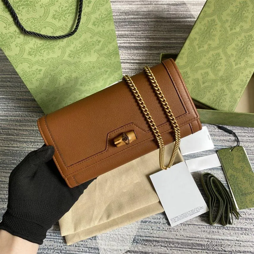 Diana Purse Designer Sac Sac à épaule femmes sacs en cuir 5A Portefeuille de chaîne de qualité supérieure avec cadeaux Box255C