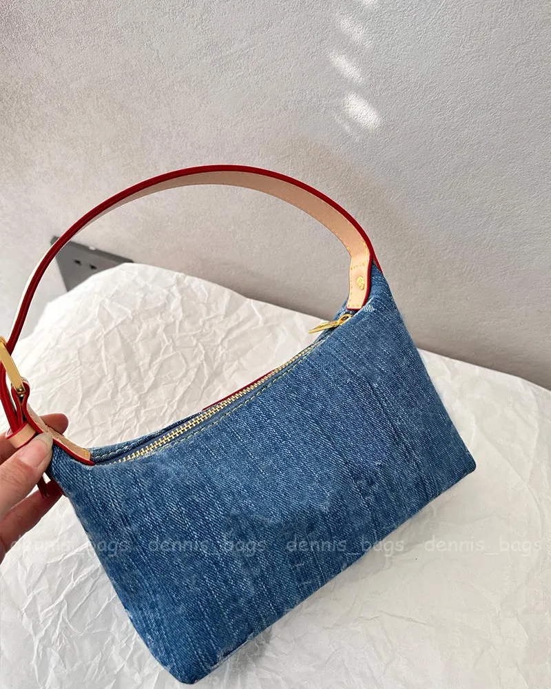 Denim blue handbags shop