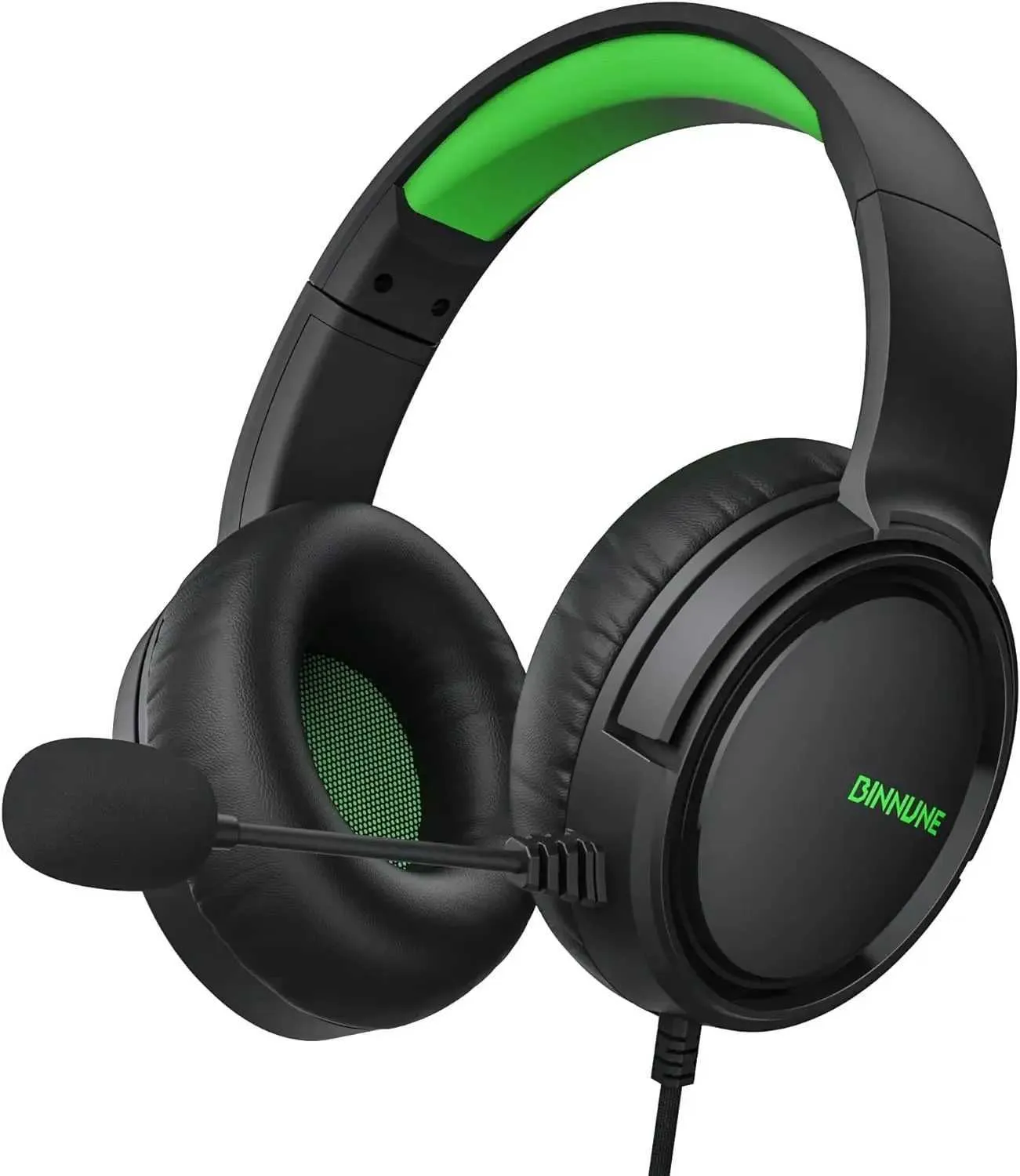 Zestaw słuchawkowy zestaw słuchawkowy Binnune BG02 z mikrofonem dla Xbox Series X | S Xbox One PS4 PS5 Przełącznik PC Przełącznik Połączone słuchawki J240123