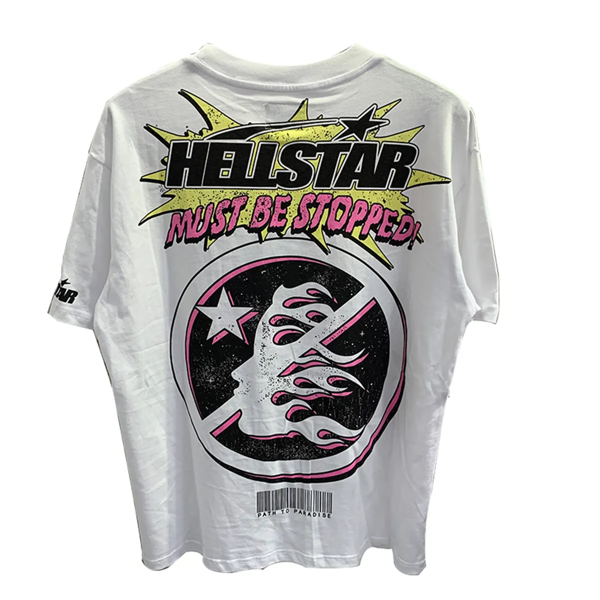 Maglietta designer maglietta grafica maglietta Hellstar Shirt Crew a manica corta Lettera di stampa in cotone traspirante hip hop rock rock summer hell star s 2653