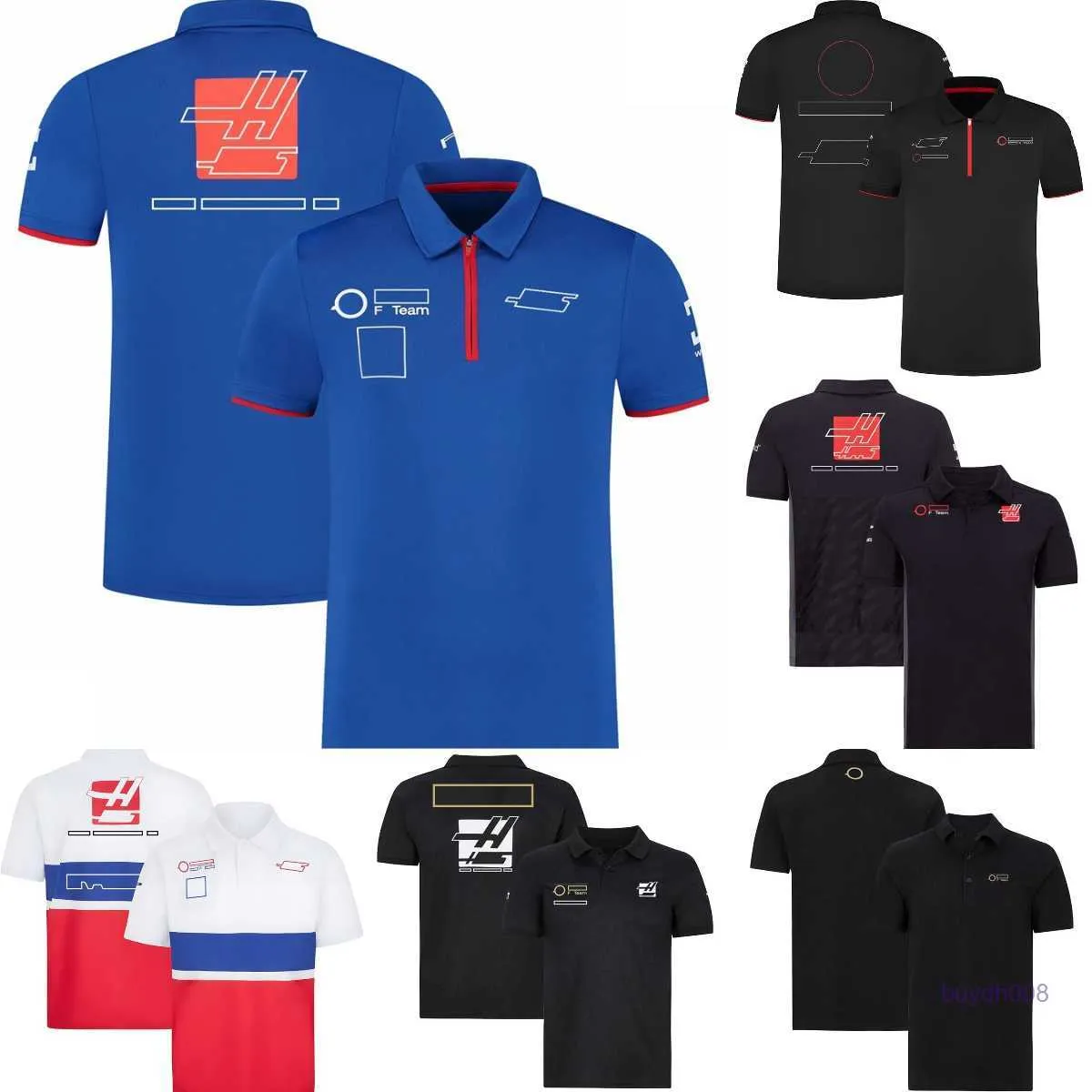 Herr- och kvinnors nya T-shirts Formel One F1 Polo Clothing Top Racing Fans Jersey Team Summer Sport Quick Dry Plus Size Size Size