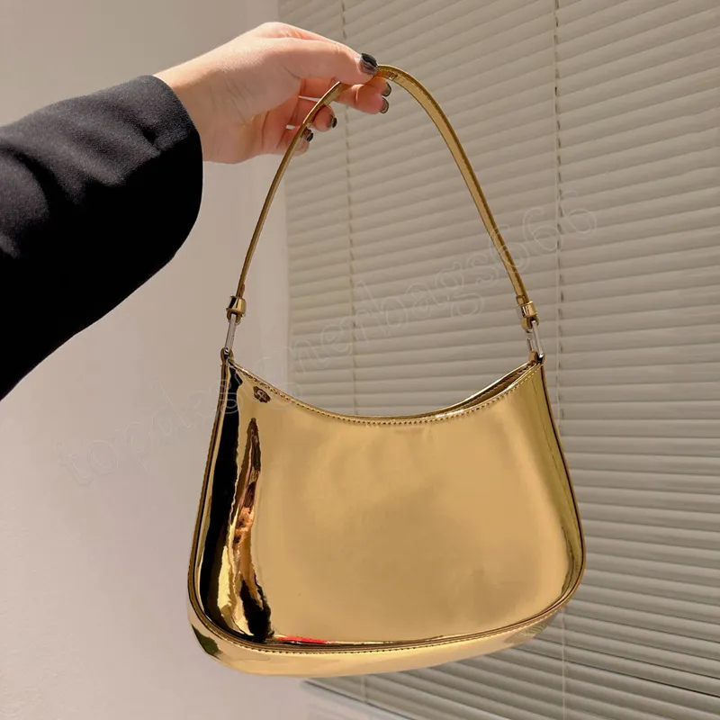 7a Cleo Bag Designer Bag szczotkowana skórzana torebka Kobiet Modna torba na ramię czarny czerwony różowy złoty