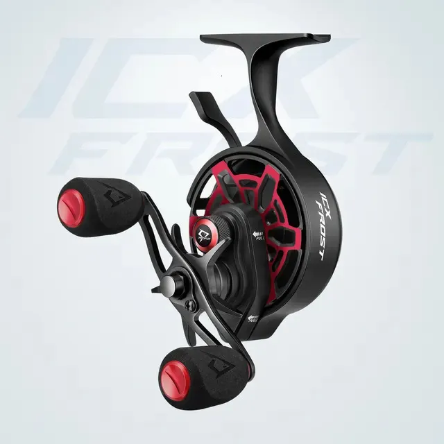 Piscifun ICX Frost Inline Ice Fishing Reel Innovative Structure Design  Magnetic Drop System Large Spool Diameter 71 Shielded BB 240123 From Dao06,  $82.2