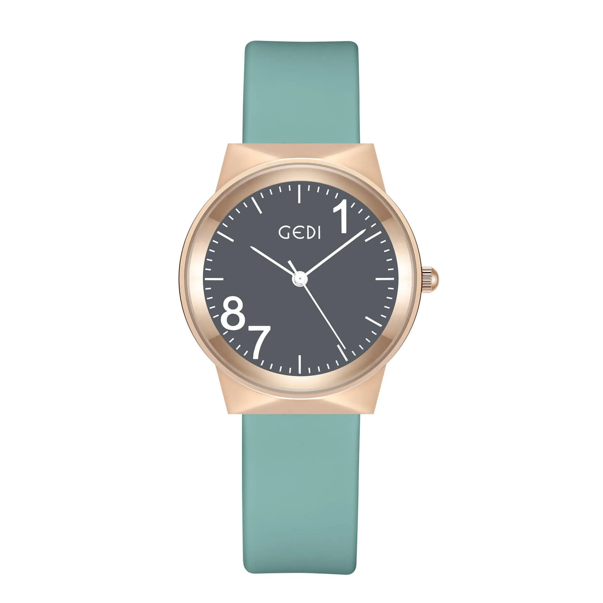 Montre femme montres de haute qualité luxe Quartz-batterie décontracté Silicone étanche 33mm montre A8