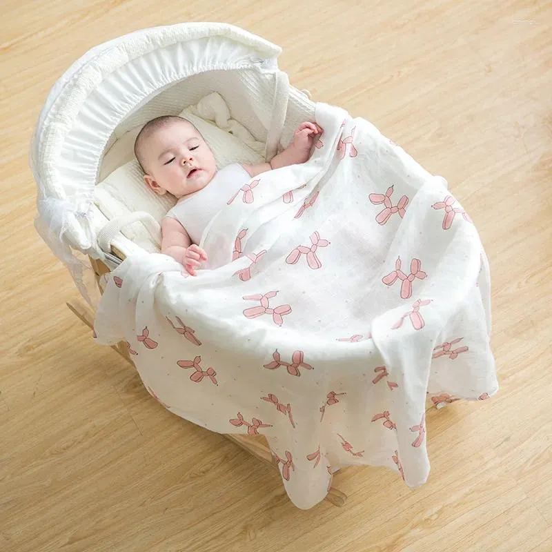 담요 Borns Cotton Bamboo 섬유 Swaddle Musturpose Stroller 커버 랩 유아를위한 Super Baby Blanket