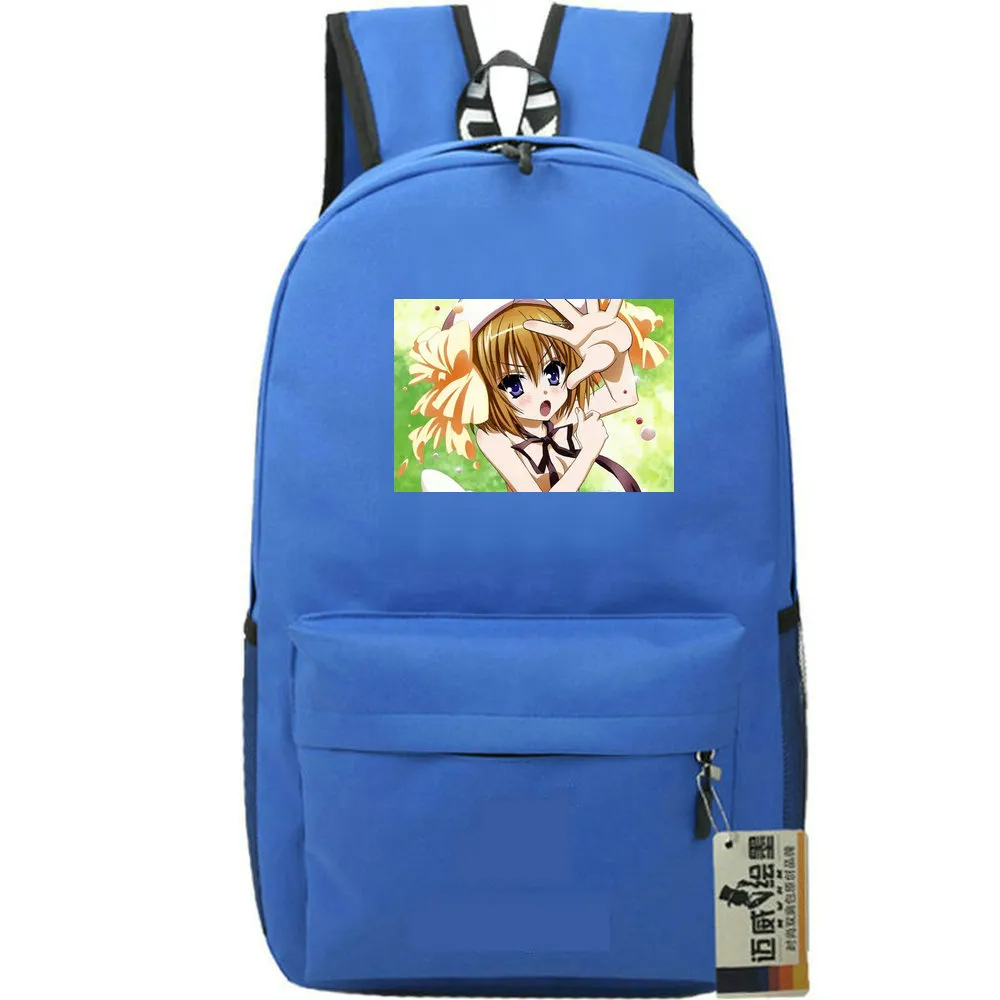 Av den döda ryggsäcken Aikawa Ayumu Day Pack Anime School Bag Cartoon Print Rucksack Sport School Bag Outdoor Daypack