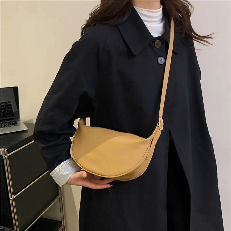 Bolsos de noche casuales Bolso de textura avanzada de arte de literatura de viajero para mujer Nueva moda Otoño Invierno Estilo occidental Bolso bandolera de un solo hombro Bollo de bola de masa