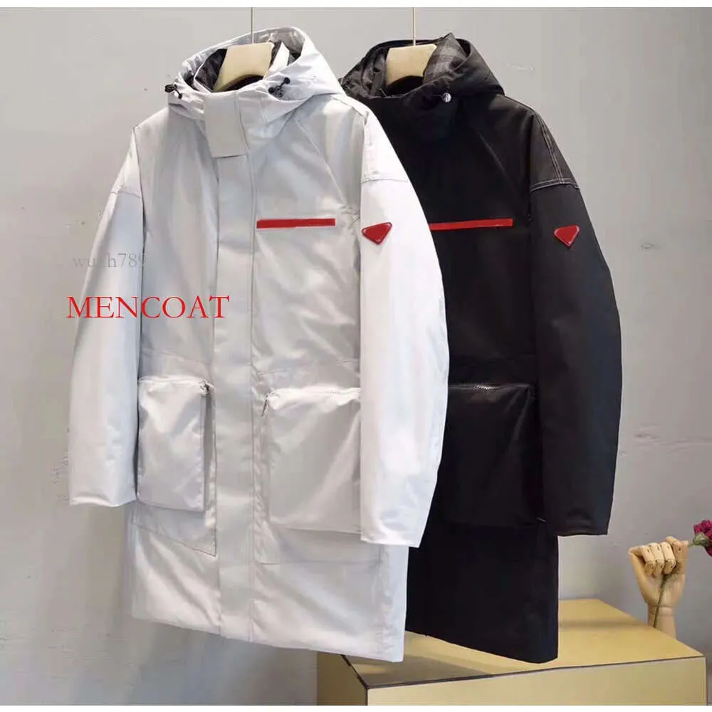 Italie Célèbres Hommes Long Goose Do Vestes Nord Hiver Manteau À Capuchon En Métal Étiquette Rouge Veste Confortable Et Chaude D'affaires Monler Men's Jacketstop