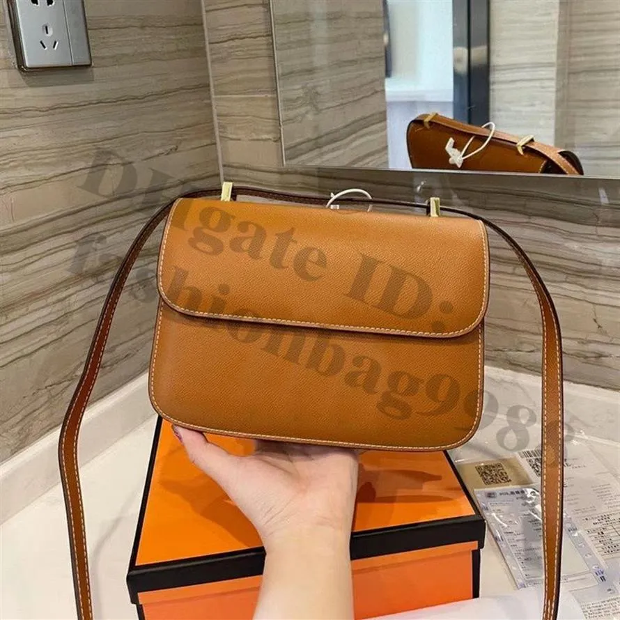 Fashional Flap Black Pink One Shoulder Crossbody Bags For Women Ladies Girls Summer Guft läderbutik Brown Cross Body Hand Bag307i