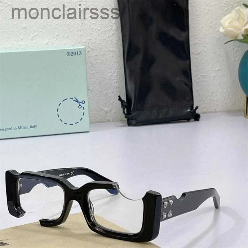 Fashion Off w Sonnenbrille Luxus Designer für Männer und Frauen Cooler Stil Hot Fashion Classic Dicke Platte Schwarz Quadratischer Rahmen Brillen Off Man Brille LC74N4DR N