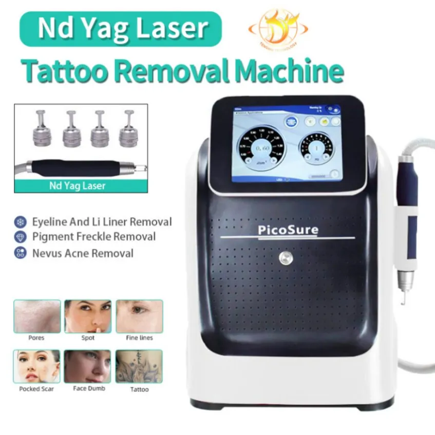 Pico Second Détatouage Laser Rajeunissement De La Peau Picoseconde Laser Carbone Peel Pigmentation Correcteur Frecke Enlèvement Machine537