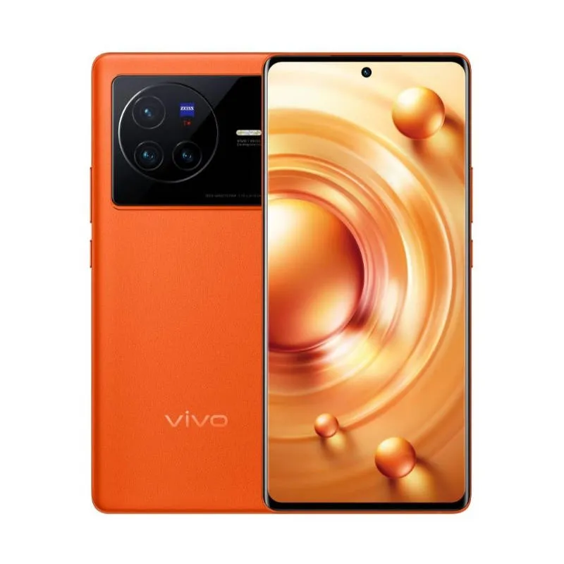 Vivo x80 Pro 5G Smartphone Dimensity9000 6.78inch QHD 4700mAH 80W 50W Charge sans fil NFC 50MP Téléphone utilisé d'origine