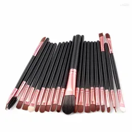 Makeup Brushes 20 Pcs/Set Eyeliner Lips Foundation Powder Eyeshadow Eyebrow Face Beauty Tools