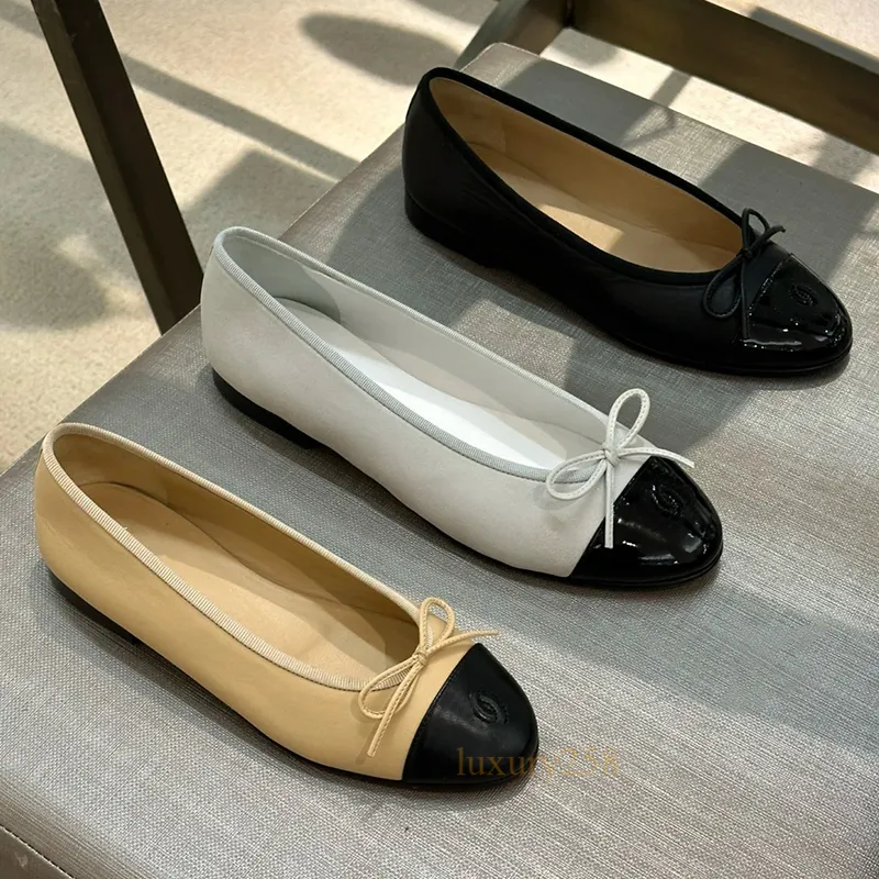 Elegant Quilted Ballet Flats: Parisian-Inspired Leather Slip-Ons for Women  Comfortable Designer Ballerinas, Round Toe Dress Shoes