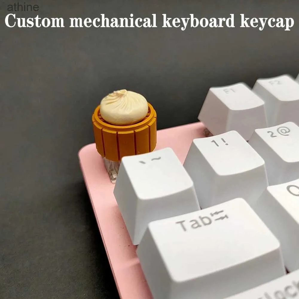 Tastaturen Tastaturen Kawaii Tastenkappen Kreative Stereo Benutzerdefinierte Gamer Mechanische Tastatur Artisan ESC Kirschprofil Tastenkappen Büro Dekompressions-Gadget YQ240123