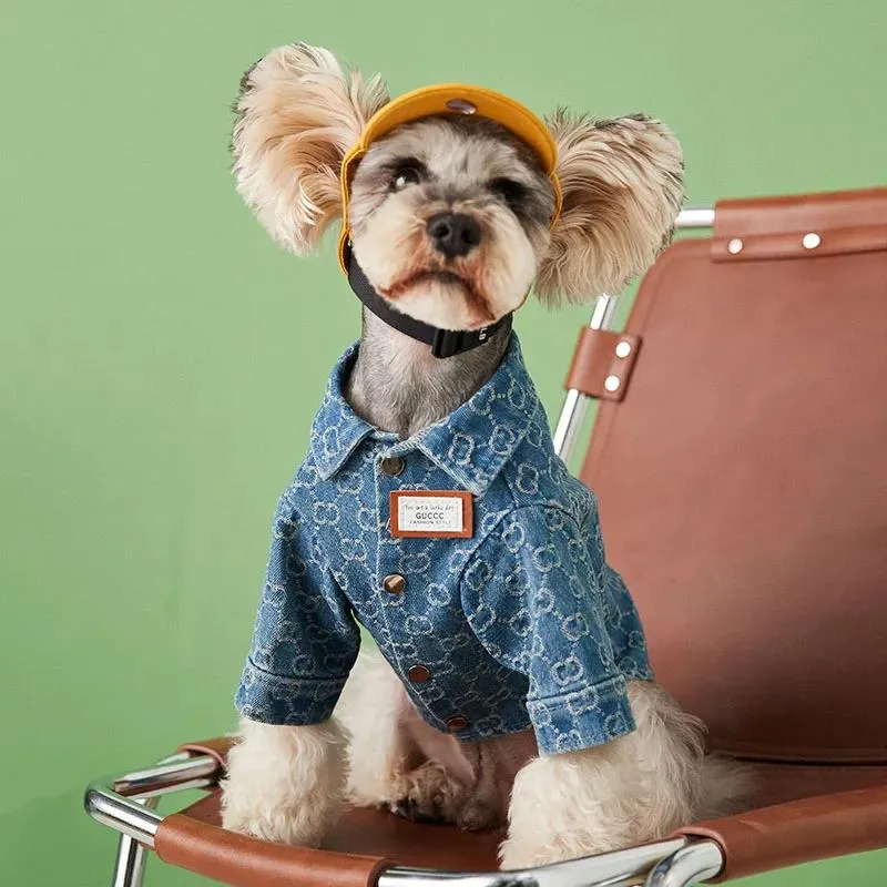 Abbigliamento Abbigliamento per cani di lusso Camicie per cani firmate traspiranti per Bulldog francese Schnauzer Abbigliamento per cuccioli alla moda ropa para perro