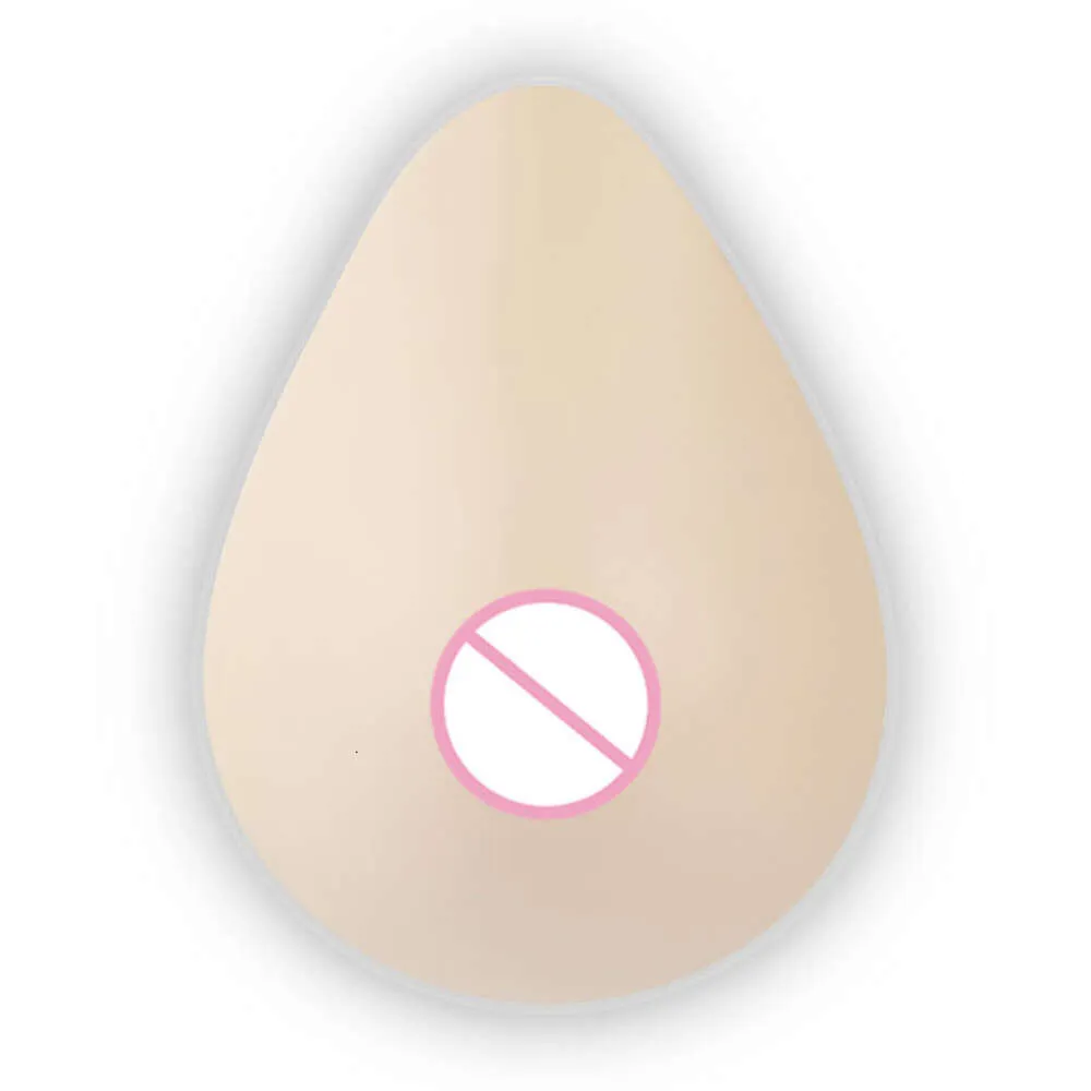 Accessori per costumi Protesi QAT Tetta in silicone leggera per donne con cancro al seno Forma a goccia 100-470 g/pz