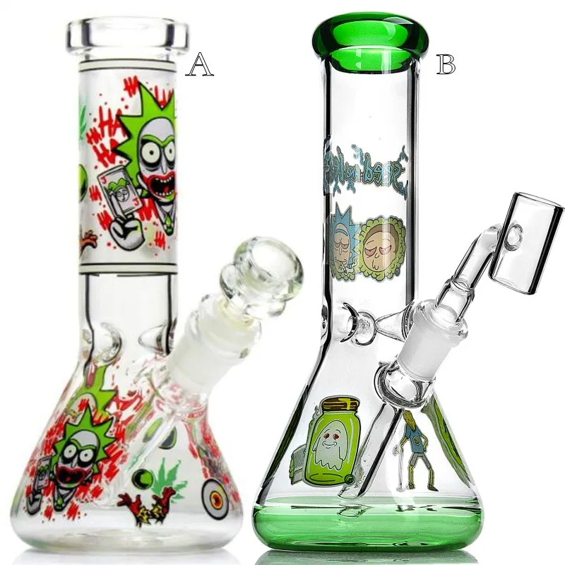 IN VOORRAAD Gekleurde siliconen bongs met glazen diffuser downstem Siliconen waterpijp dab rig met 14 mm joint