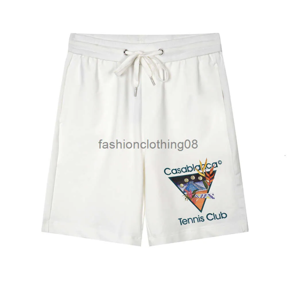 2024ss hommes shorts designer shorts de bain gym inaka shorts en maille dessinés à la main doodle encre splash bronzage lettre imprimer design inversé Casablanc tech polaire