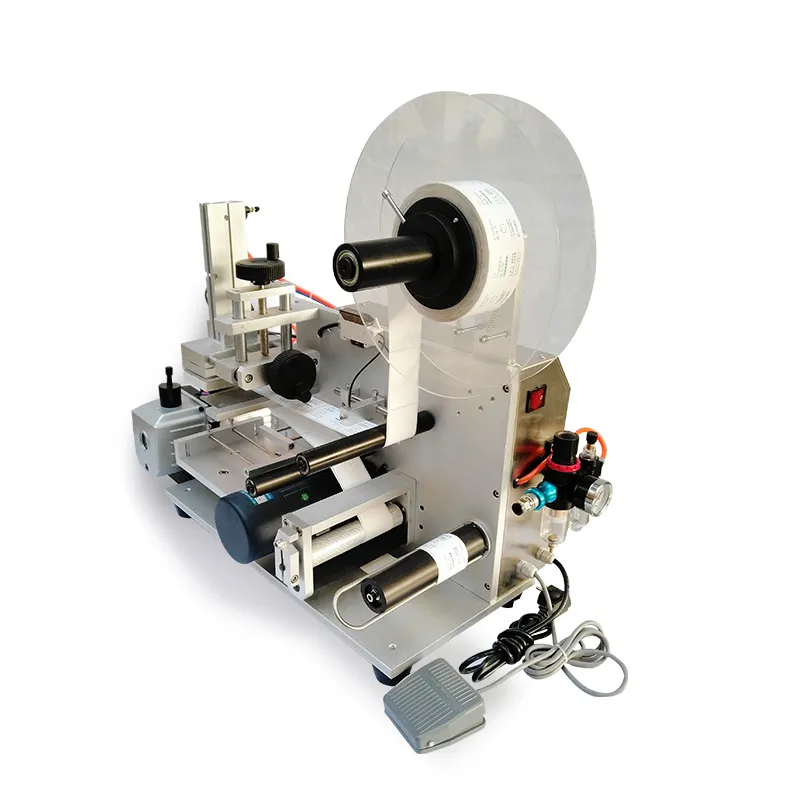 Semi-auto Round Bottle Labeling Machine, Semi-auto Labeler, Semi Automatic label machine