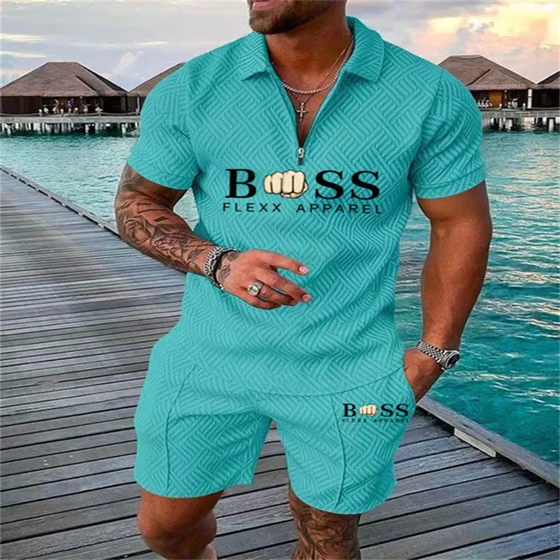 summerさん　専用 DHgate.com:Summer Mens Polo Shirt and Shorts Set, 2-Piece