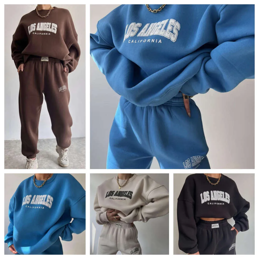 Femmes Sweat à capuche Costume Designer Sweatshirts à manches longues Los Angeles Sweats à capuche imprimés Broderie T-shirt Mode Sweat à capuche en coton Pull Tops xw