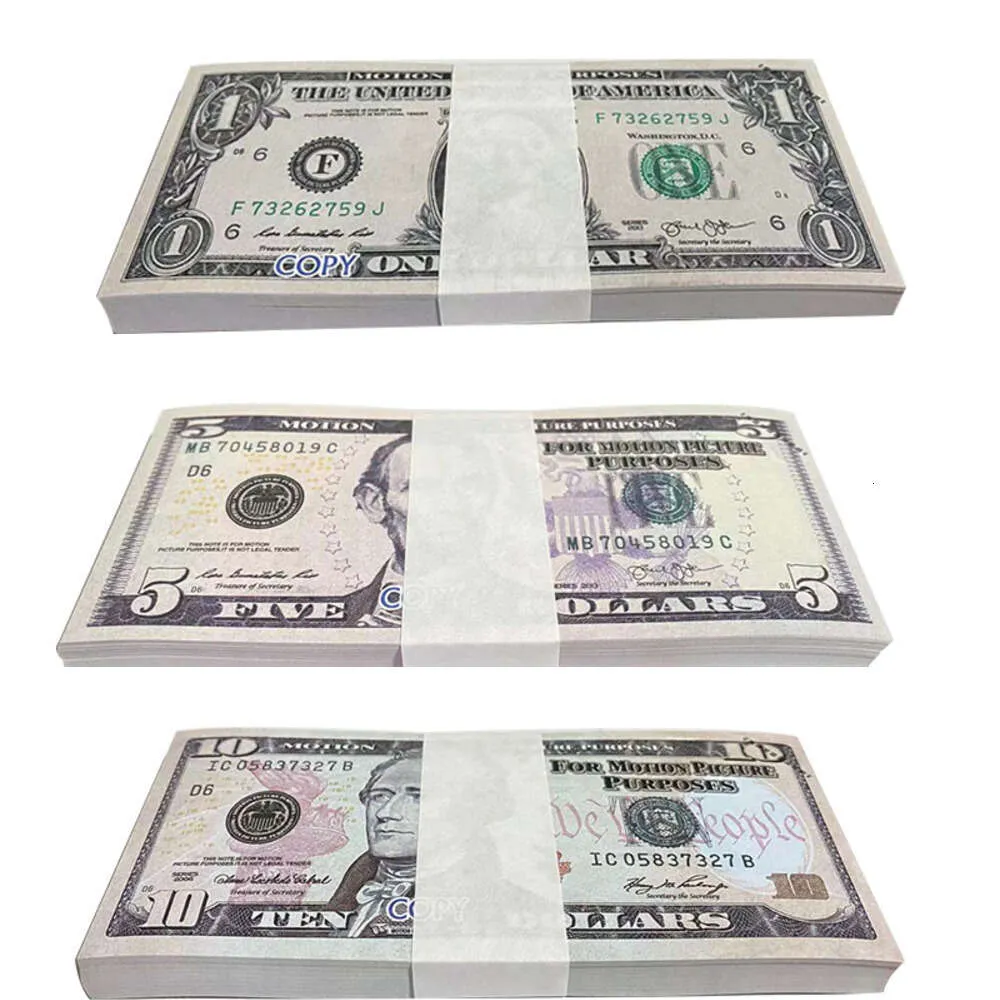 50 Size Movie props party game dollar bill counterfeit currency 1 5 10 20 50 100 face value of US dollars fake money toy gift 1003649457Q4WC8K19