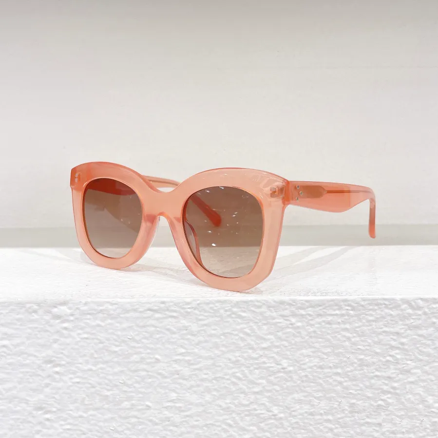 透明なピンク/茶色の勾配サングラス4005インチの女性メガネSonnenbrille Shades Sunnies gafas de sol uv400アイウェア付き箱