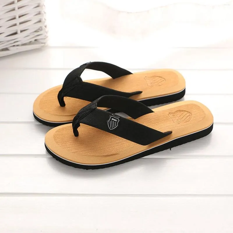 Hausschuhe Sommer Männer Flip-Flops Einfache Hause Indoor Strand Sandalen Hohe Qualität Anti-slip Männlichen Outdoor Gleitet Beiläufige Flache schuhe