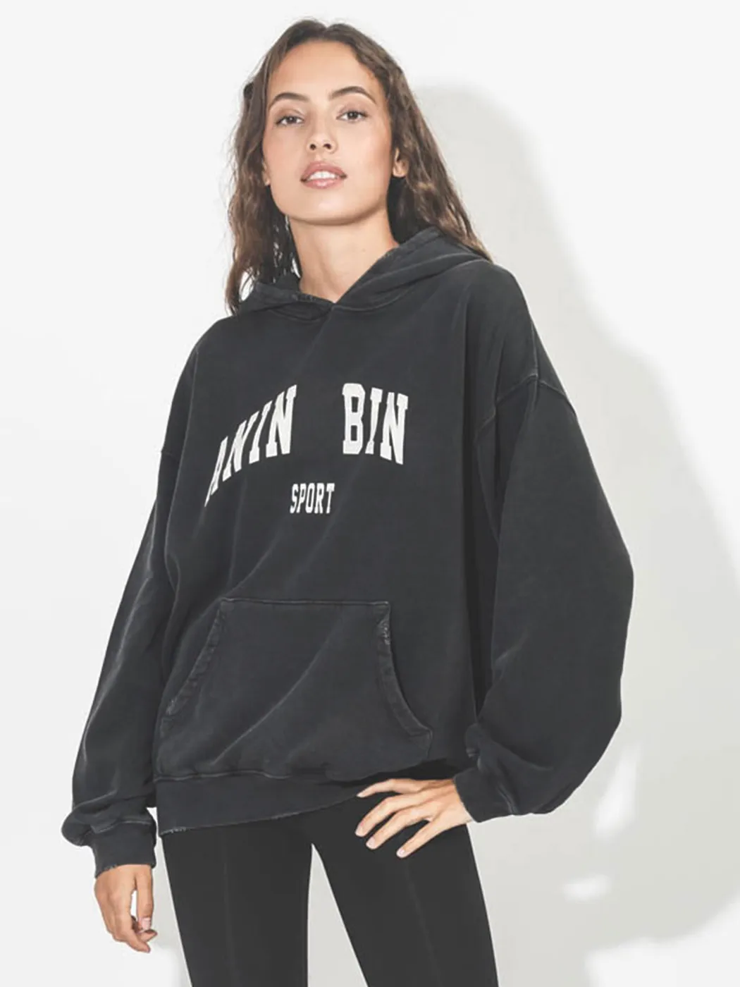 Letter Ripped Oversized Hoodies for Women Winter Spring Clothing 2024 Cotton Washed Vintage Hooded Sweatshirt Tops Female Fashion Sweatshirts Streetwear