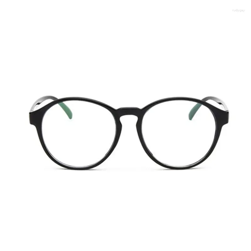 Zonnebrilmonturen Bijziendheid Bril Mannen Vrouwen Rond Oog Vintage Oversized Spektakel Optisch Helder Geen Graden Lens Brillen Frame