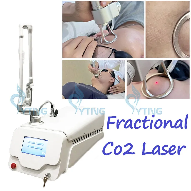 Fraktionerad CO2 -lasermaskin VART BEHANDLING STRECK MARK Borttagning Laser Skin Resurfacing Acne Treatment Scar Removal Vaginal Drawning