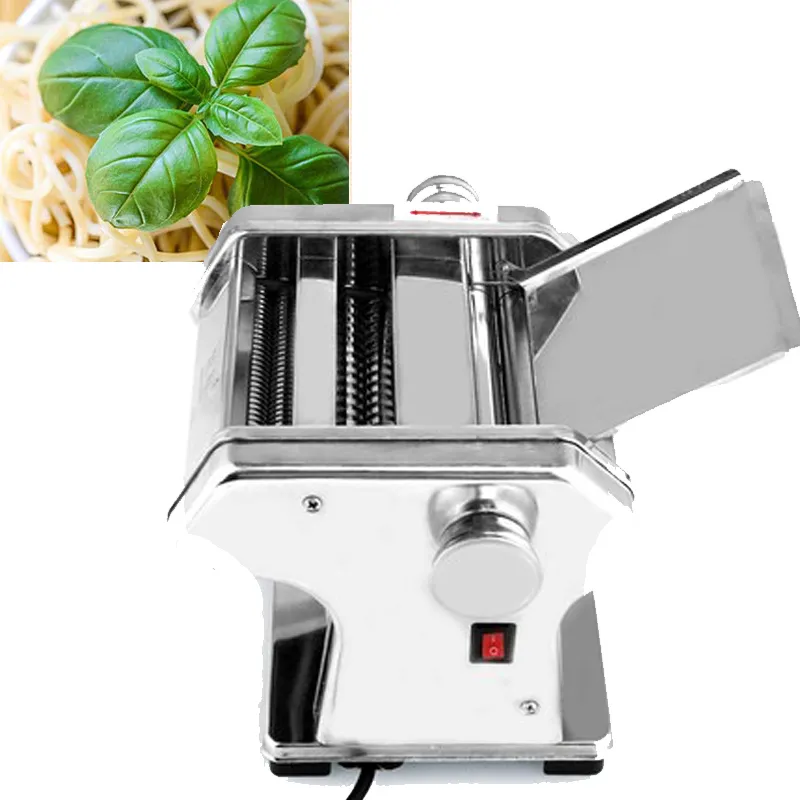 Commercial Heavy Duty Electric Dough Pastry Press Sheeter Pressing Fresh Noodle Spaghetti Pasta Maker Making Machine 220V