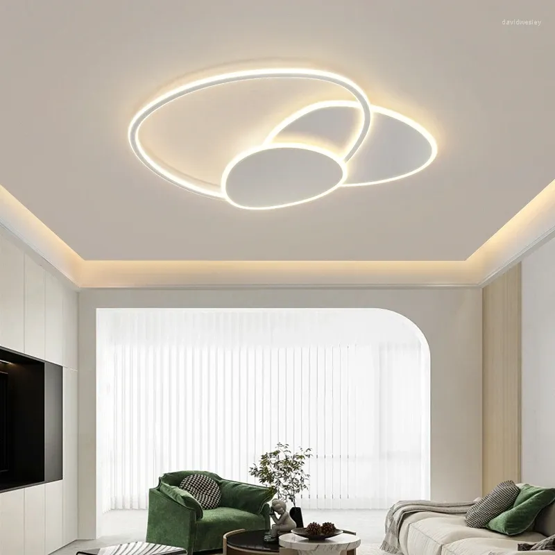 Deckenleuchten Wohnzimmerlampe 2024 Einfache moderne Atmosphäre Hauptschlafzimmer Esszimmer Studie Minimalistische Led