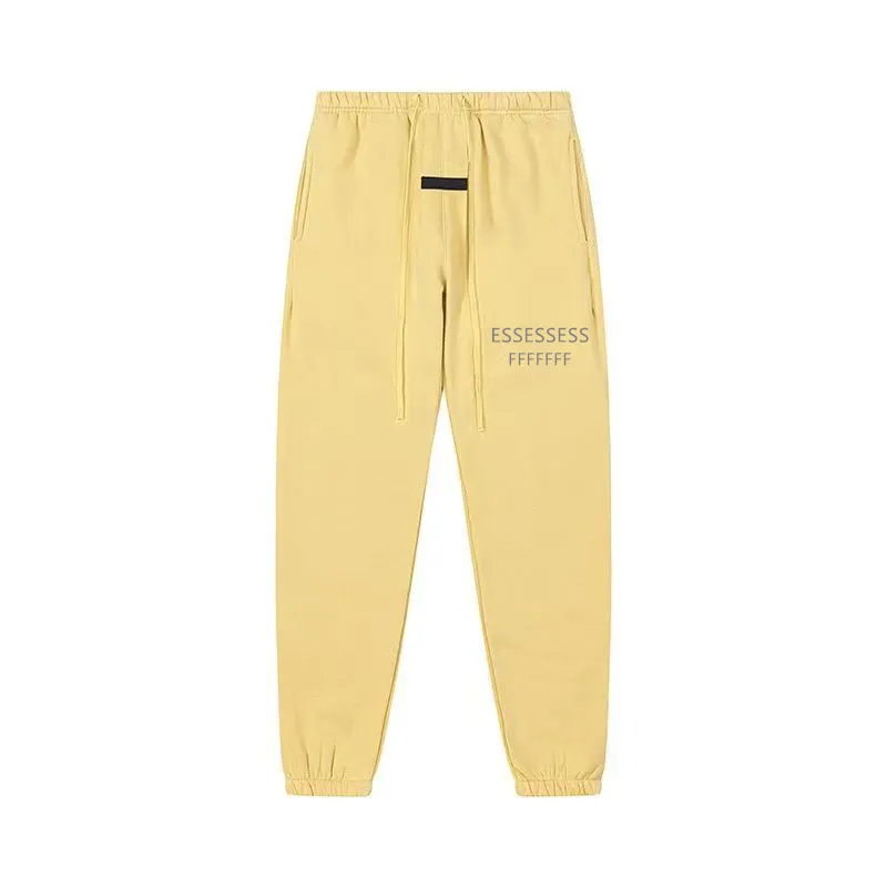 EssentialSpants Designerin Joggpants Ess Mens Women Hosen Hosen lässig losen Hosen Druckbuchstaben Klimaelaste Knöchel Saumtaschen 1977 Sweatpant 9786