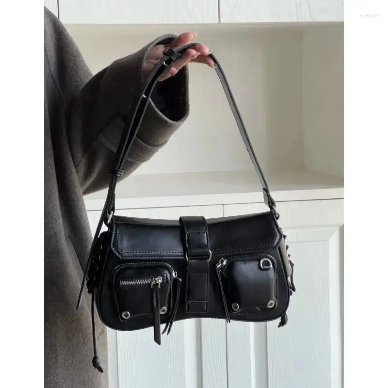 【Anyone more】Aiki Square Buckle Leather Shoulder Bag DHgate.com:Womens Vintage PU Underarm Shoulder Bag, Punk
