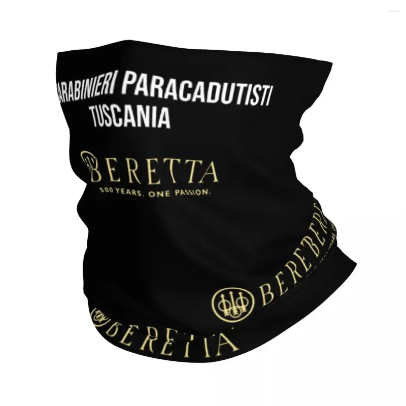 Scarves Beretta Bandana Neck Cover Printed Gun Lover Handgun Cool Balaclavas Wrap Scarf Headwear Fishing For Men Women Adult Washable