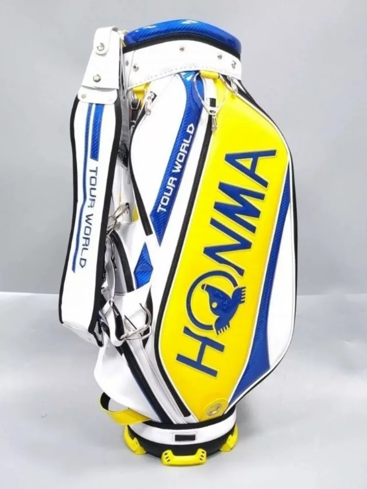 HONMA Sac de golf 24ss Nouveau sac de sport d'été Sacs de chariot jaune Sac de balle étanche Clubs pour hommes et femmes Contactez-nous pour plus de photos