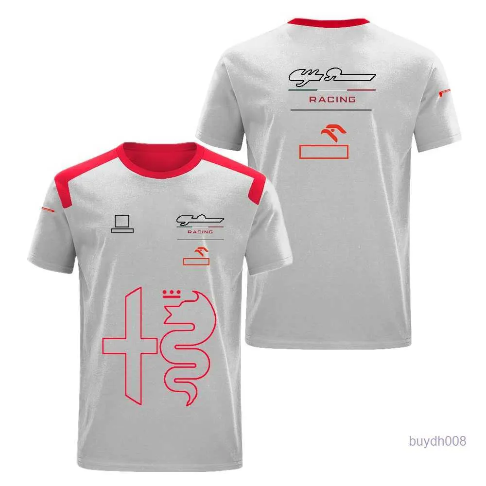 Heren en dames Nieuwe T-shirts Formule 1 F1 Polokleding Top Team Fan Halve mouw Polyester Sneldrogend Ademend Kan maat toevoegen