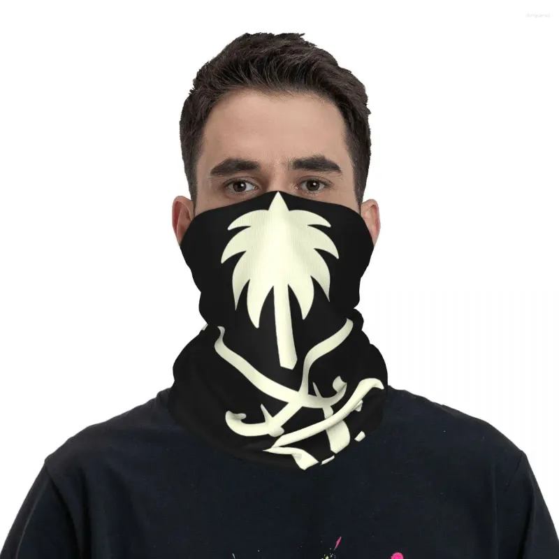 Scarves Funny Saudi National Day Gift Stuff Bandana Neck Cover Mask Scarf Multi-use Riding For Men Women Windproof