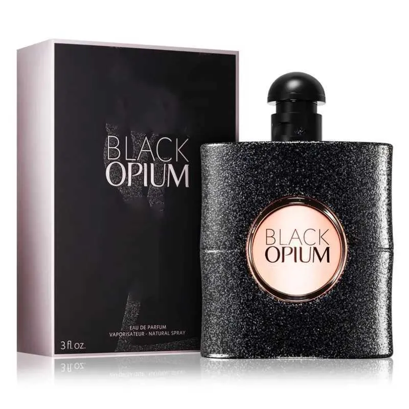 Perfumes Designer Perfume Cologne Fragrances for Women 100ml Incense Mujer Originales Women's Black Opiume Parfume Fashion QCHJ