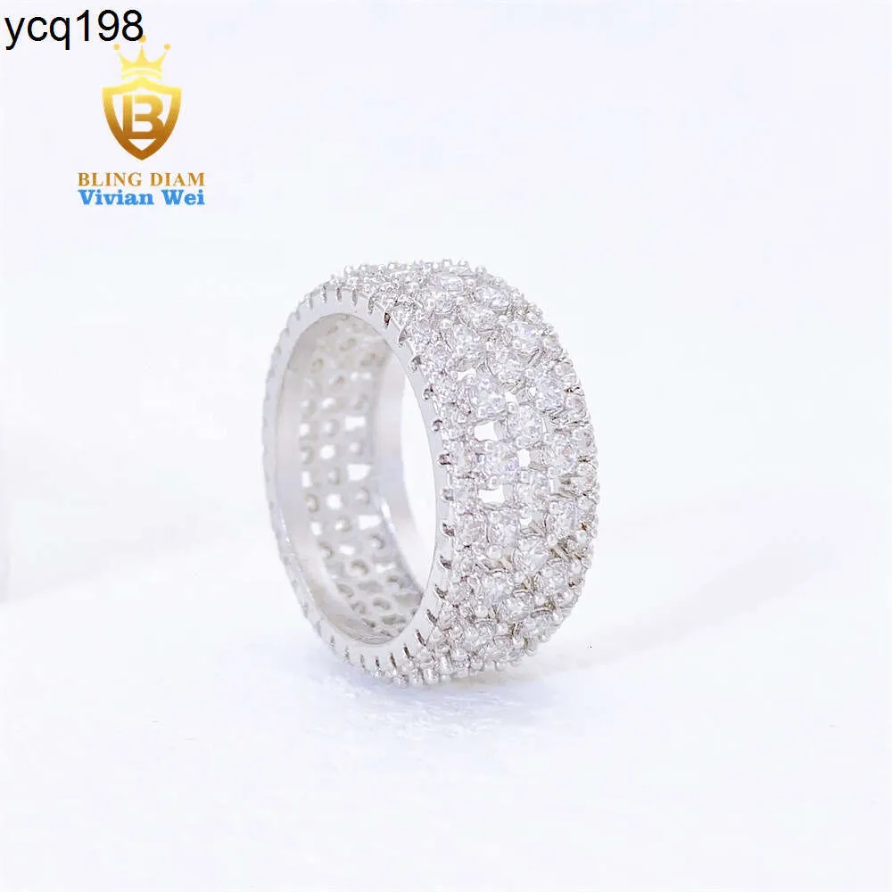 Groothandelsprijs cz meisjes designer diamanten vrouwen sieraden luxe 18k vergulde 925 sterling zilveren ringen
