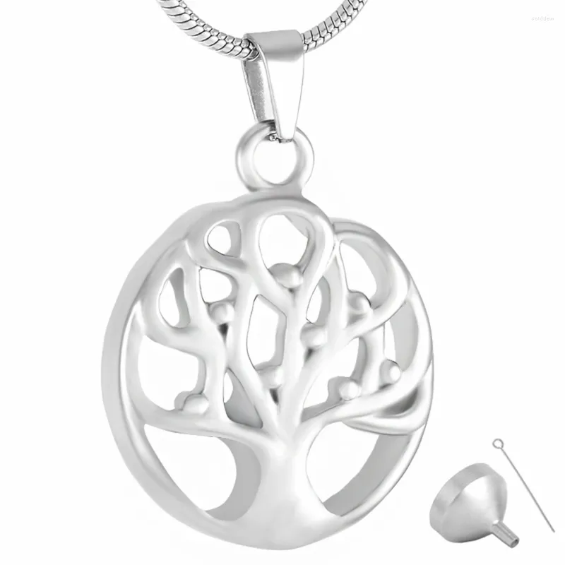 Pendentif Colliers Bijoux de crémation pour cendres Arbre de vie Memorial Urn Collier Famille