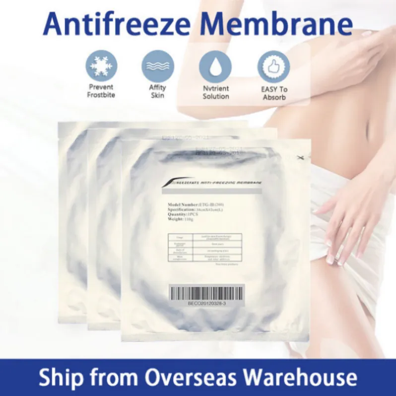 Afslanken Machine Anti Freeze Gel Pad Cryolipolysis Antivries Membraan Met Msds Voor Cryopolysisi Slim Gewichtsverlies Machine512