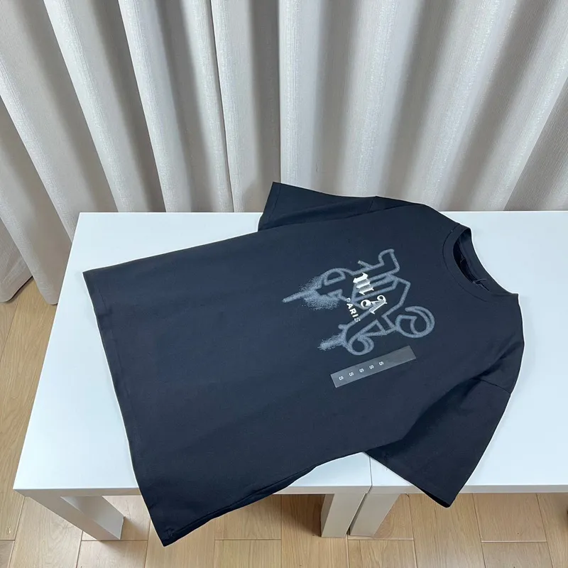 USA Europe Citys Style Letter Print Tee Designer T shirt Spring Summer Casual Fashion Skateboard Men Women Tshirt 24ss 0123