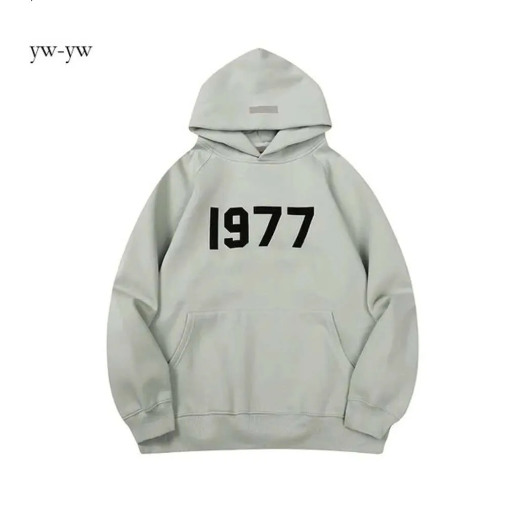 1977 Tasarımcı EssentialShoodie Trailsuit Ess Hoodie Pullover Sweatshirts EssentialSweathirts Set Üstler Kalite Erkek Kadın Jumper Mektup Baskı Ter Pantolon 4972